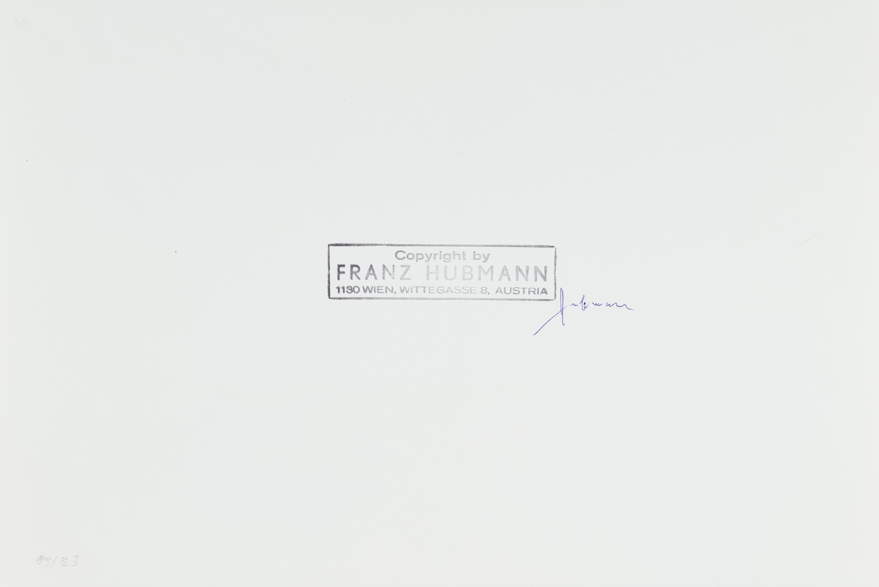 FRANZ HUBMANN (1914–2007) - Untitled, two photographs from Berlin, 1960s