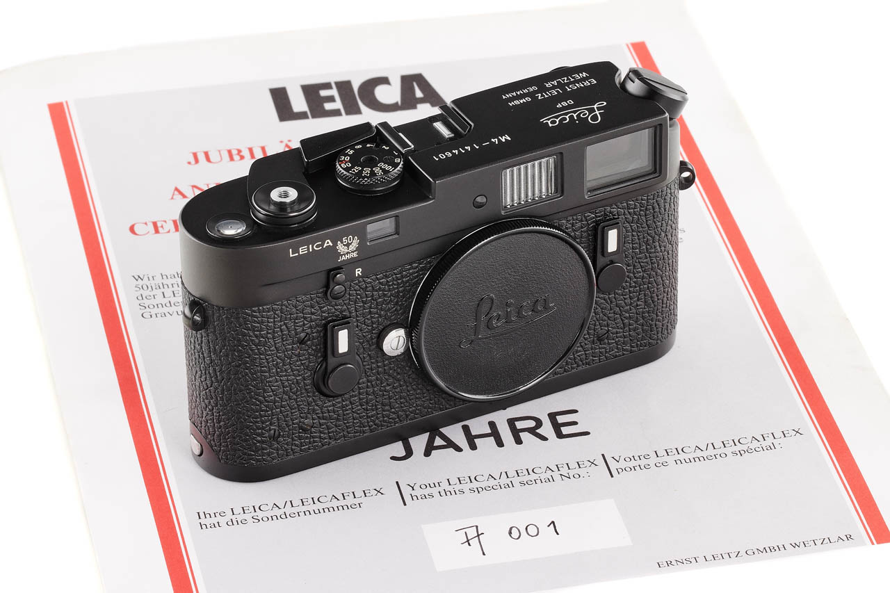 Leica M4 black '50 Jahre' no.001-A *