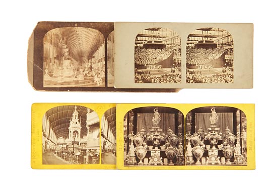 22 Stereographs of International Expositions