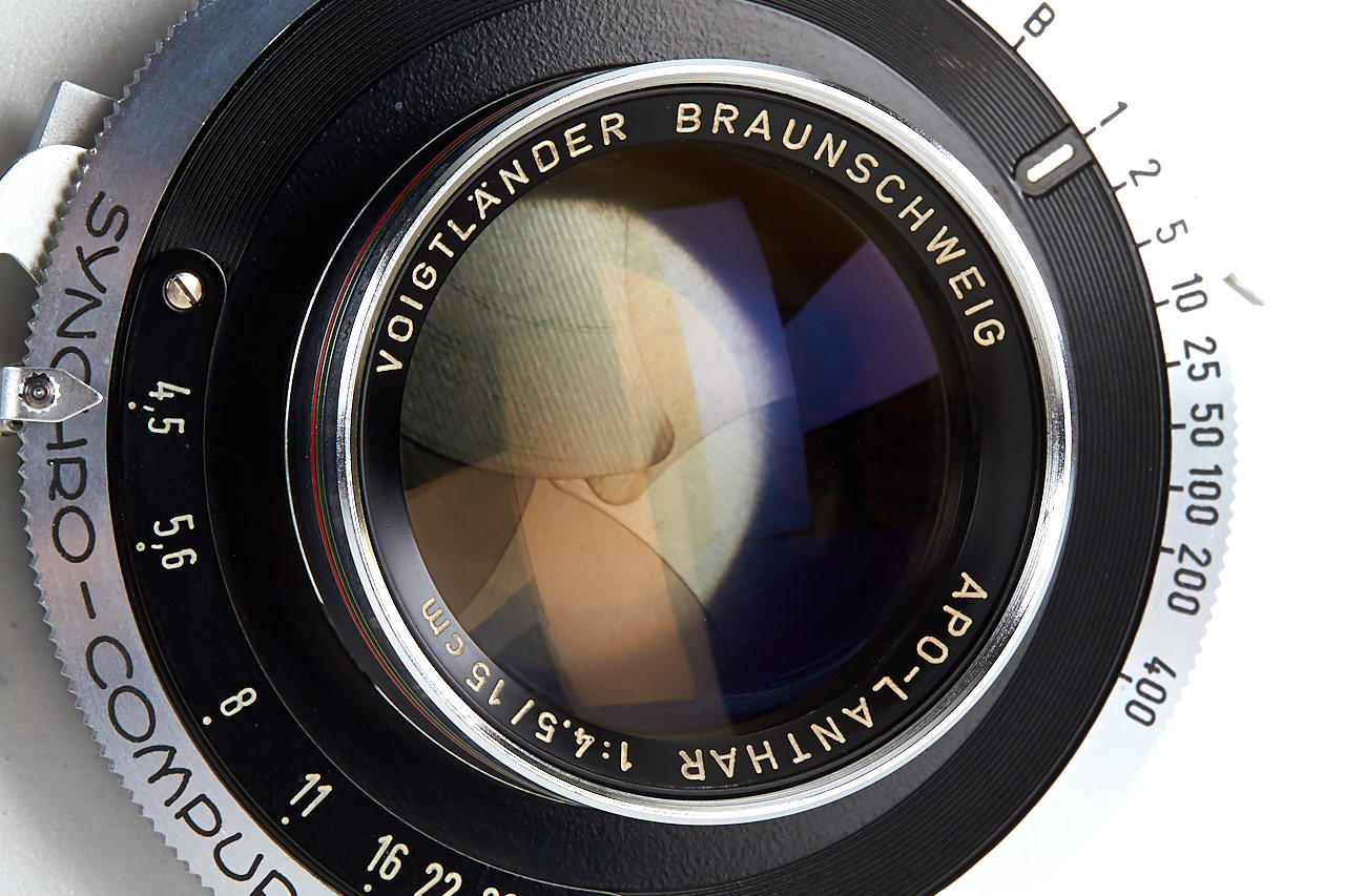VOIGTLANDERフォクトレンダー APO-LANTHAR 15cm 4.5 Voigtlander Linhof APO-Lanthar 15cm f/4.5 lens in Synchro