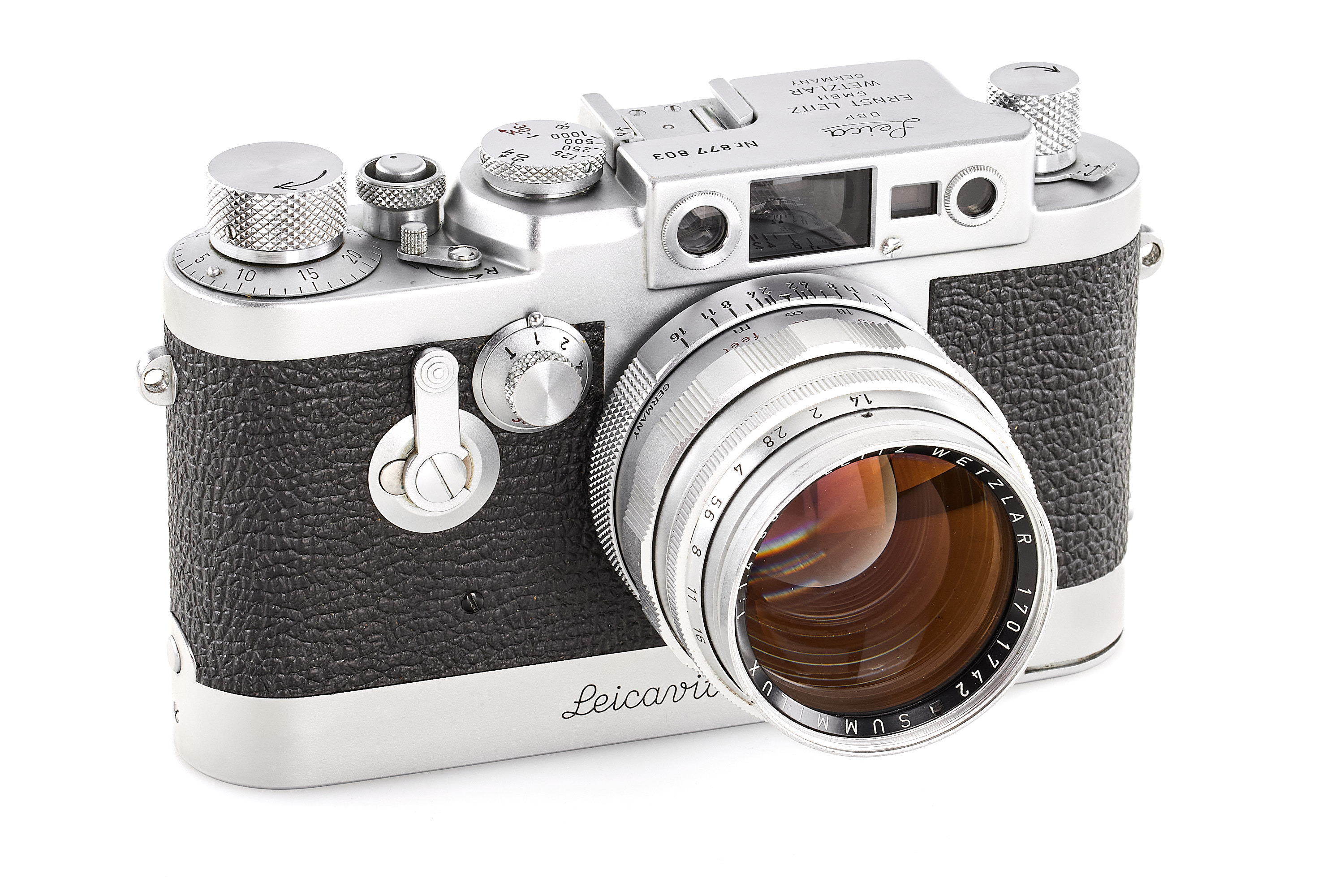 Leica IIIg with Summilux 1.4/50mm and Leicavit *