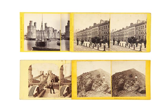 Approx. 115 Stereographs of Wales
