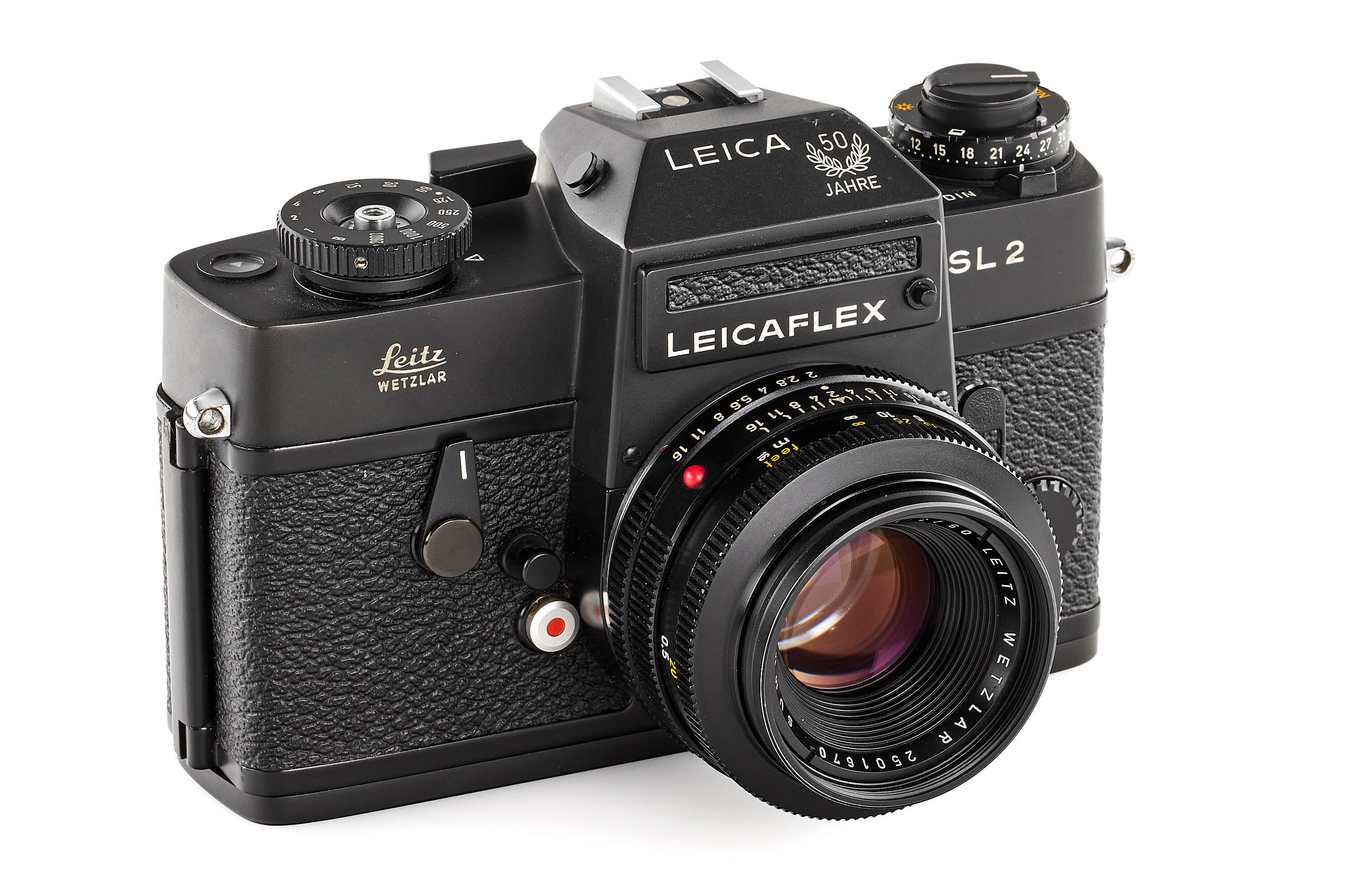Leicaflex SL2 '50 JAHRE' black with Summicron-R 2/50mm