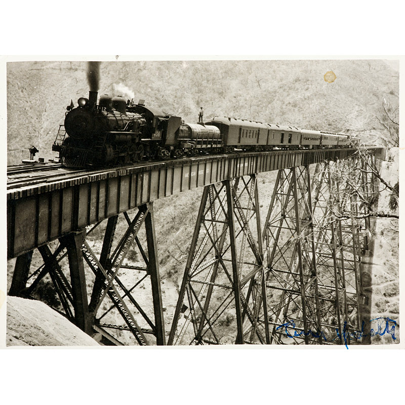 Tina Modotti (1896–1942) , Train over Salsipuedes