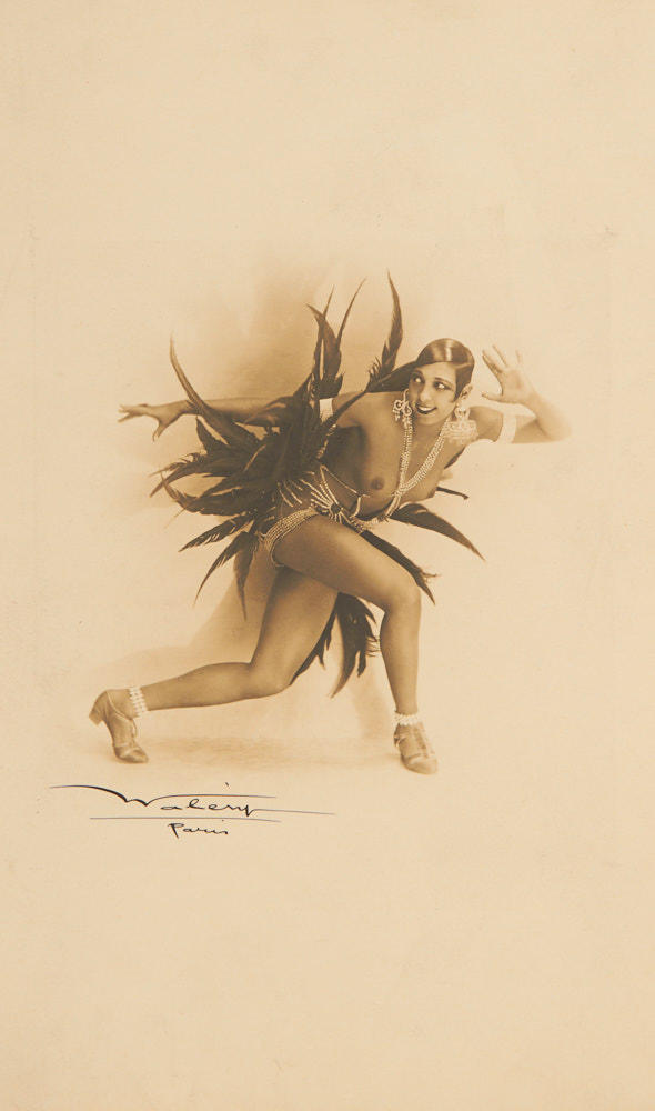 LUCIEN WALÉRY (1863-1935) Josephine Baker at the Folie Bergère, Paris c. 1924