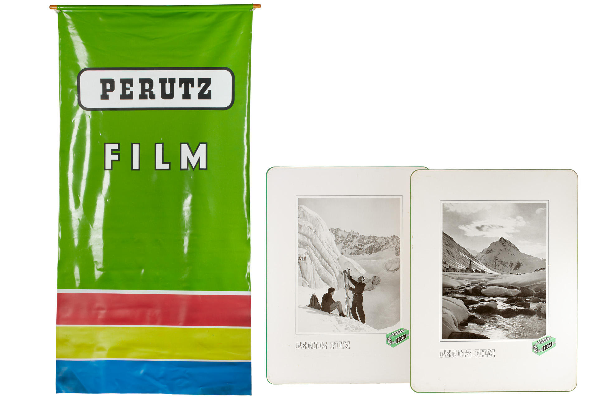 Perutz Banner and Advertising Poster Perutz Banner and Advertising Poster