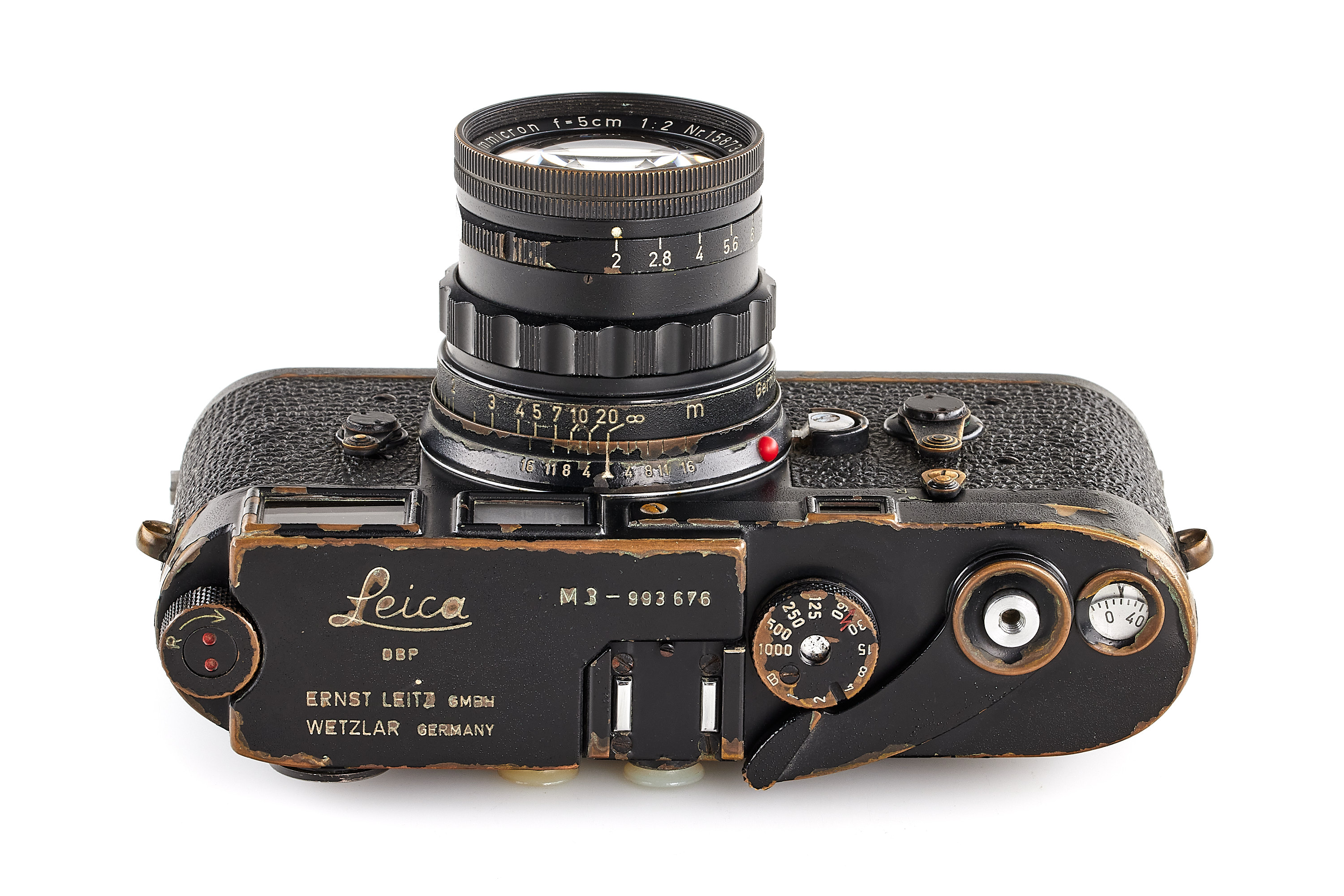 Leica M3 black paint with Summicron 2/50mm black paint / brass mount