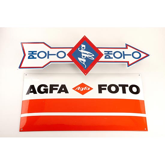 Agfa Enamel Sign (various)