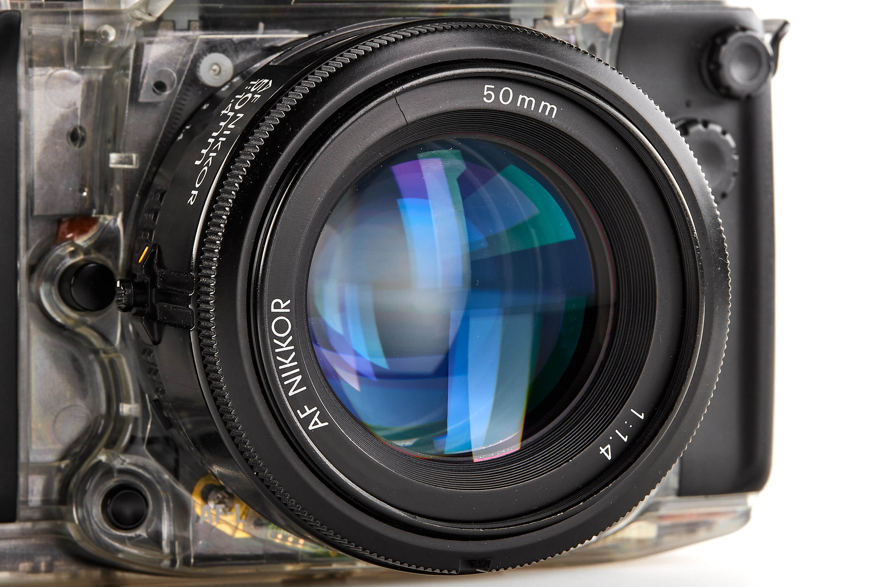 Nikon F90 transparent display model
