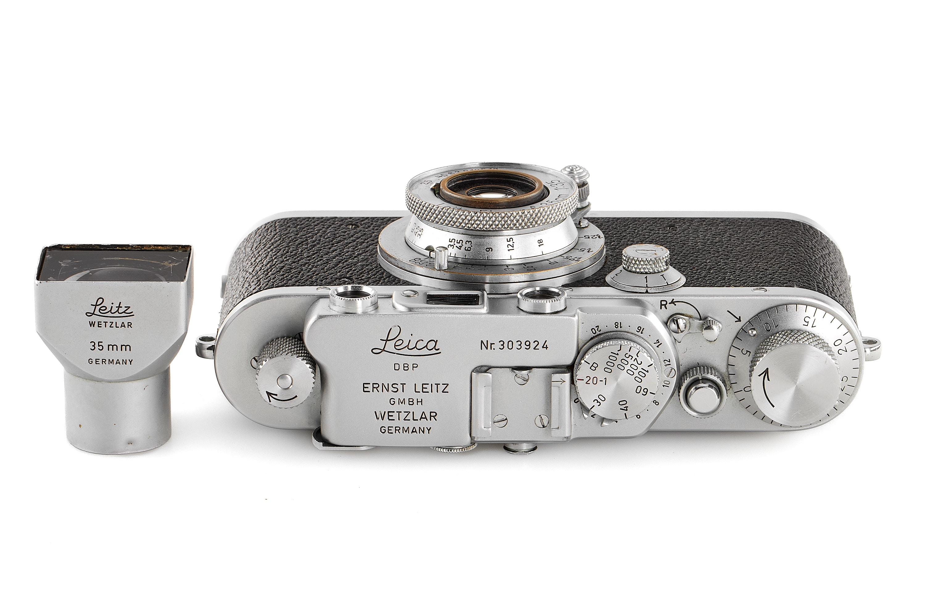 Leica IIIa syn. chrome with Elmar 3.5/3.5cm *