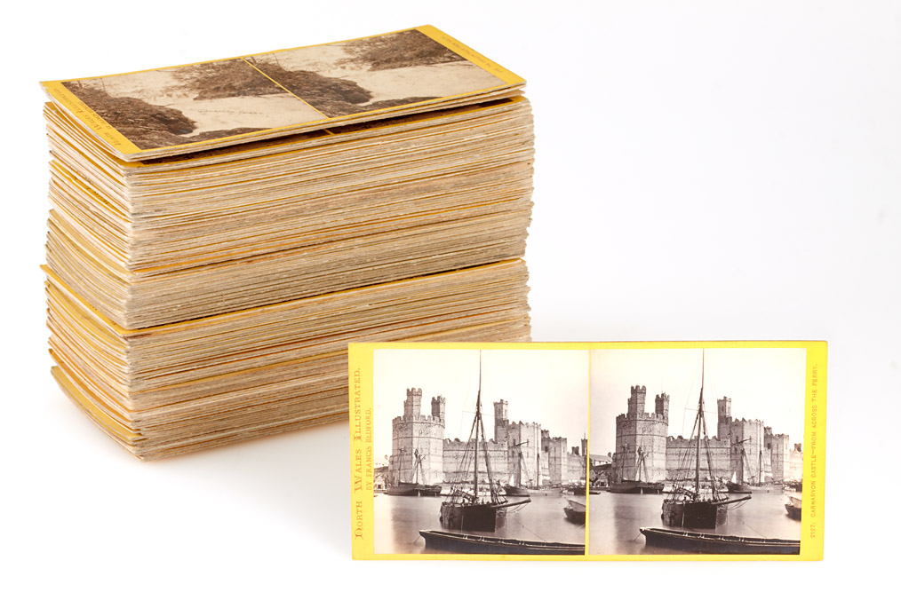 115 Stereokarten 'Wales' (Lot)