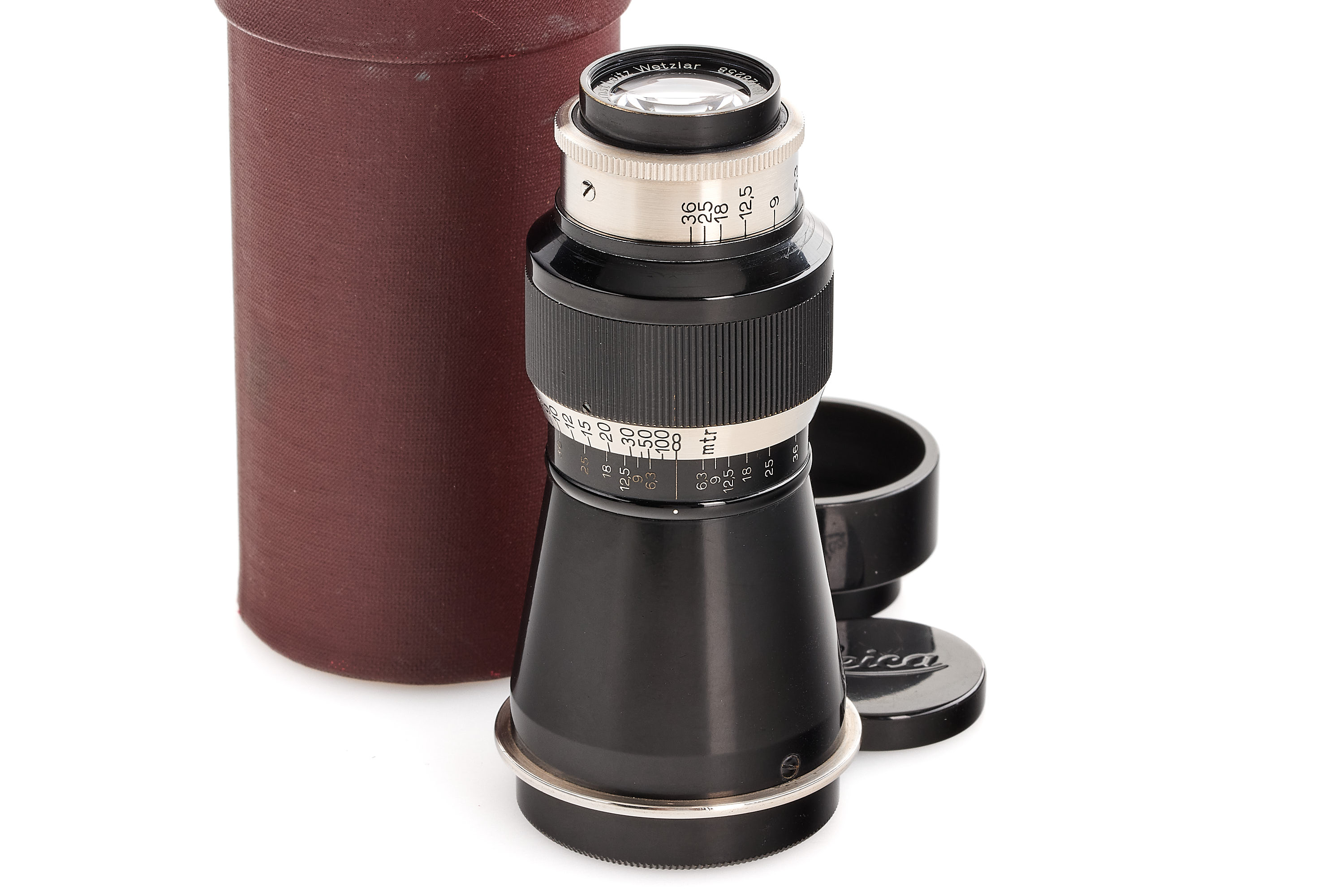 Elmar 6.3/10.5cm black/nickel
