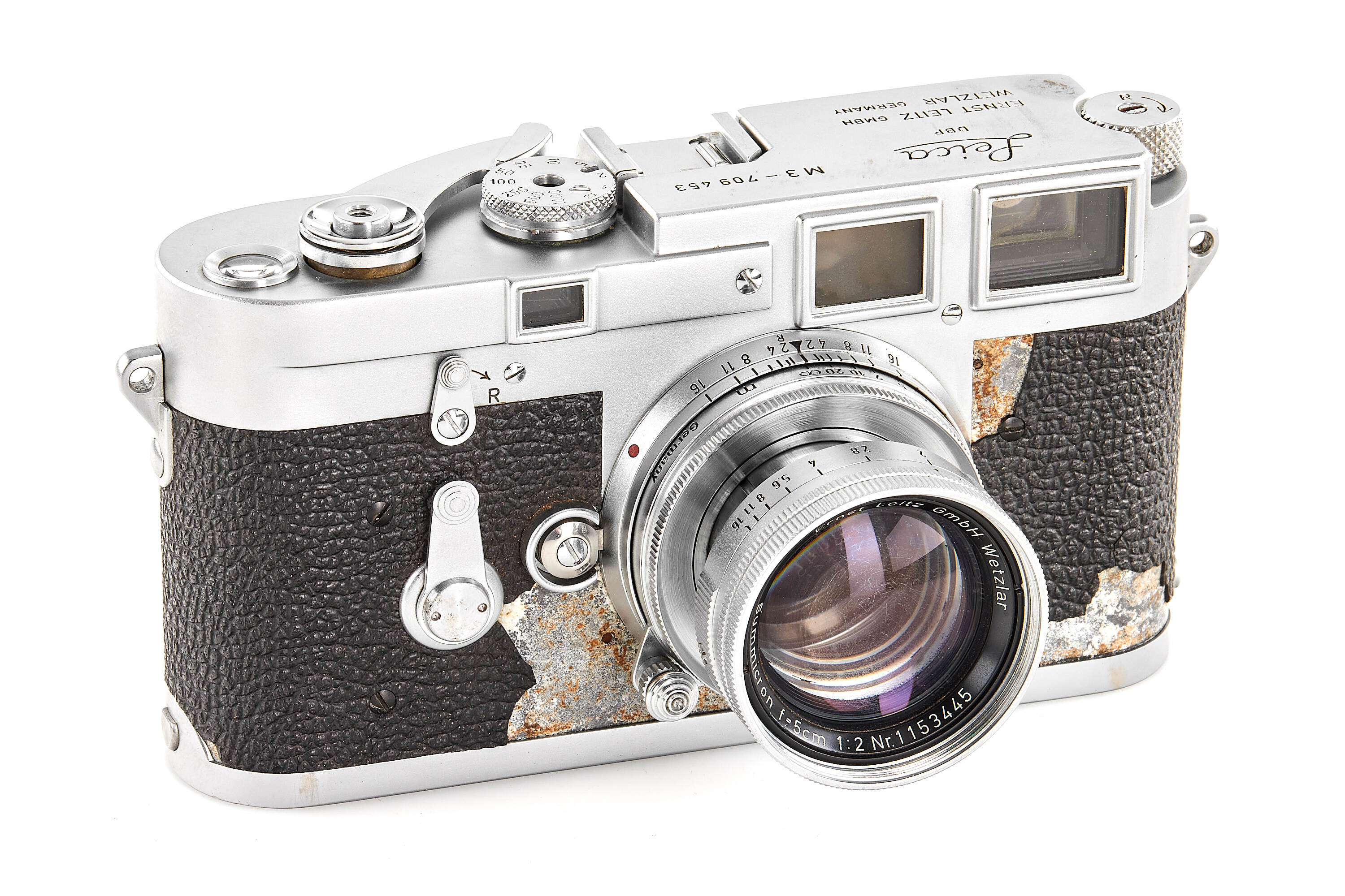 Leica M3 chrome Double Stroke with Summicron 2/5cm *