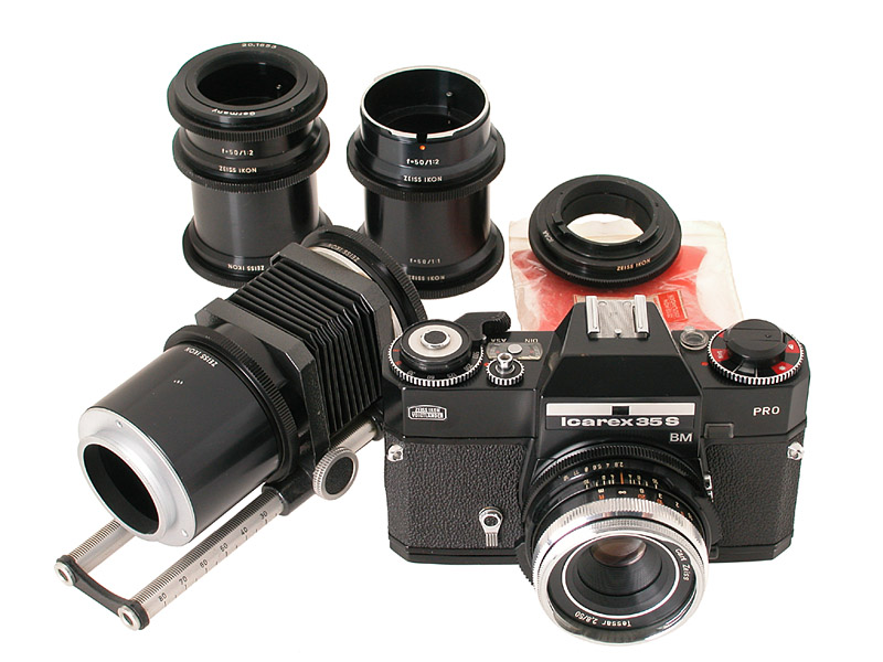 Zeiss Ikon/Voigtl.  Icarex 35 S black BM, "PRO"