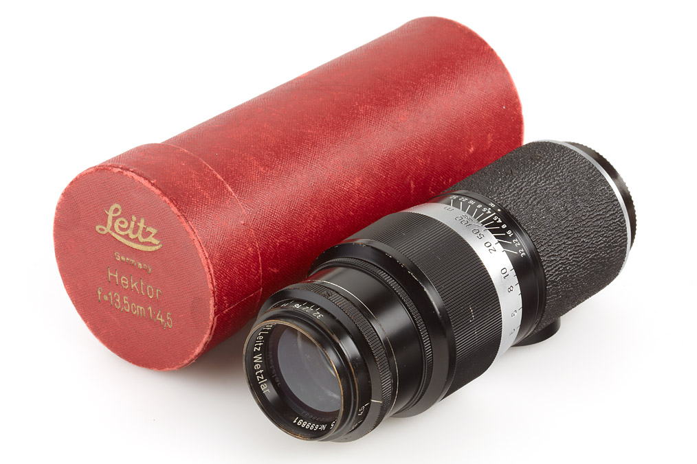 Hektor 4.5/13.5cm black/chrome