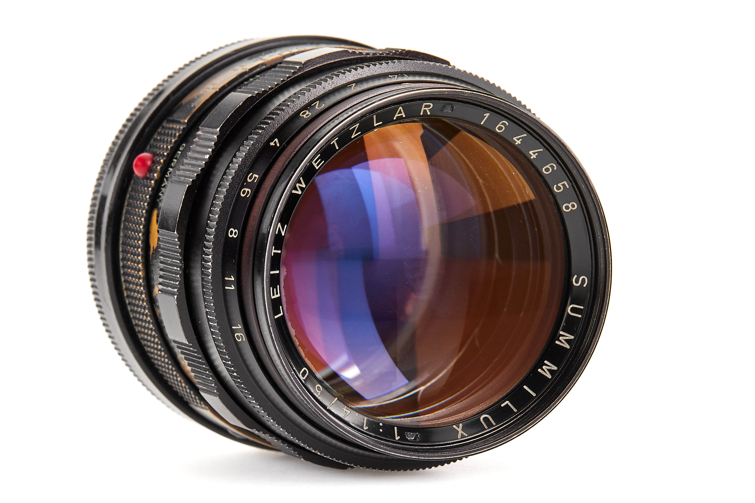 Summilux 1.4/50mm black paint / brass mount *