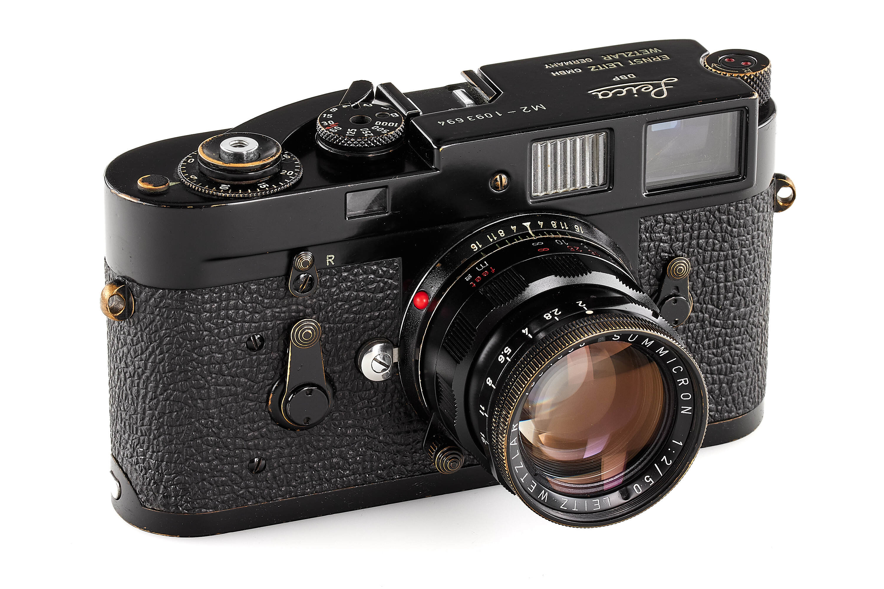 Leica M2 black paint with Summicron 2/50mm black paint