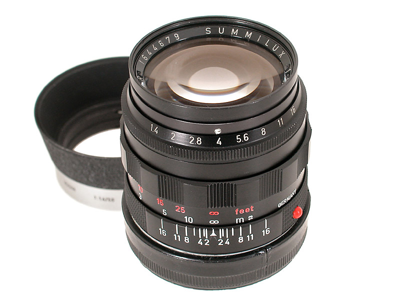 Summilux  1.4/50mm  black paint