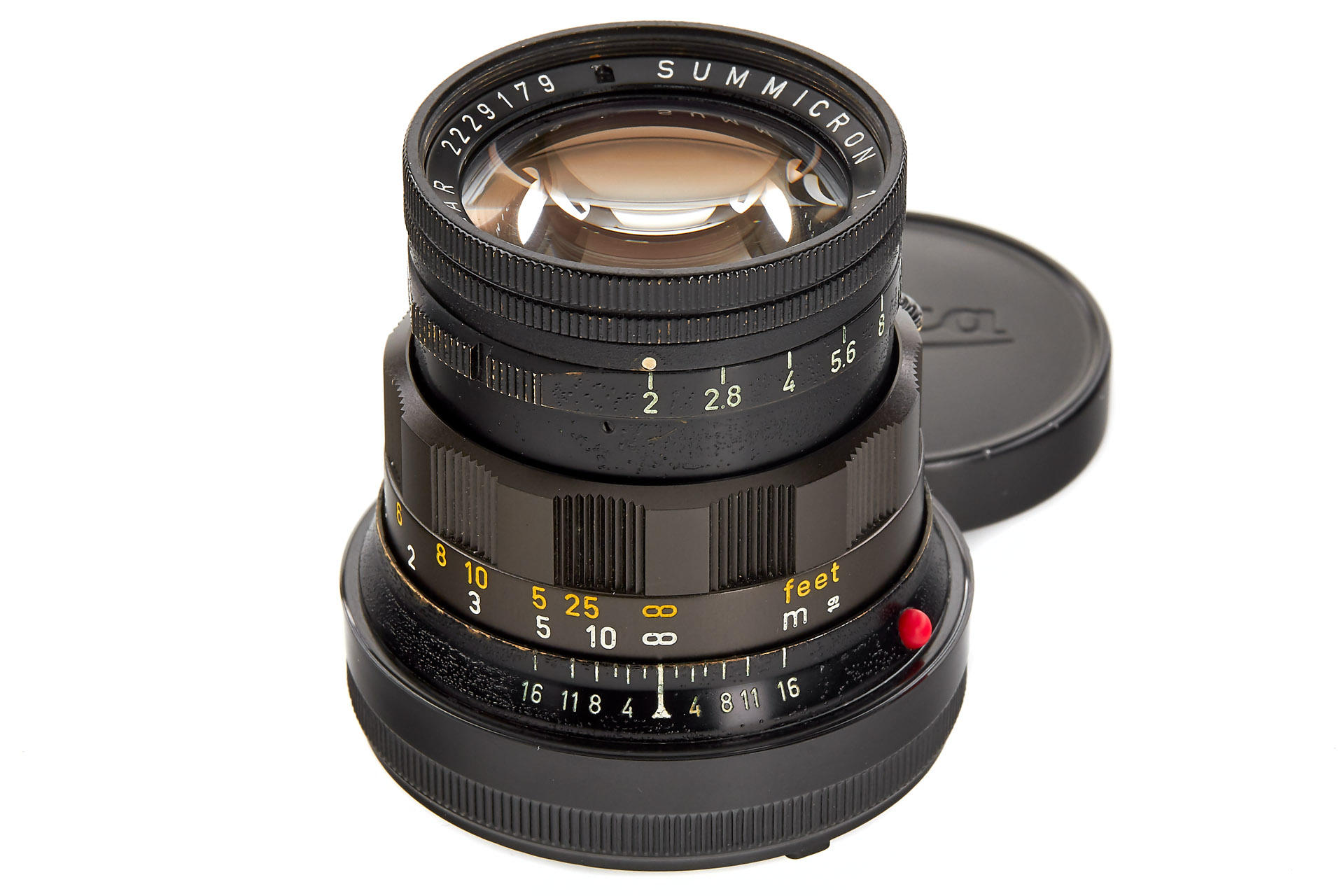 Summicron 2/50mm black paint