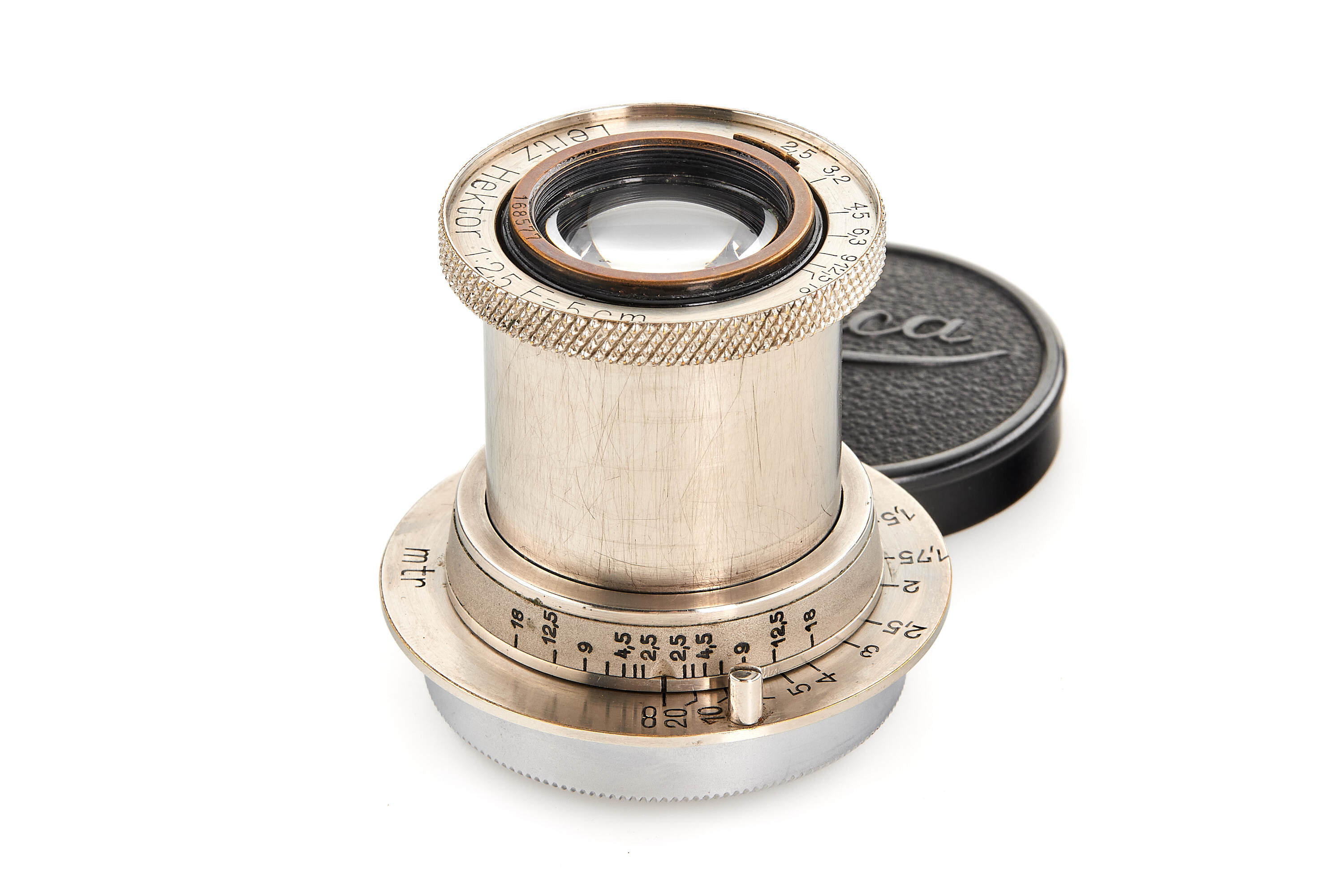 Hektor 2.5/5cm nickel