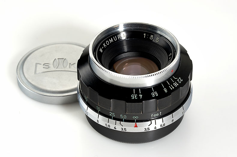 (Sankyo Koki Japan)  W-Komura 3.5/35mm