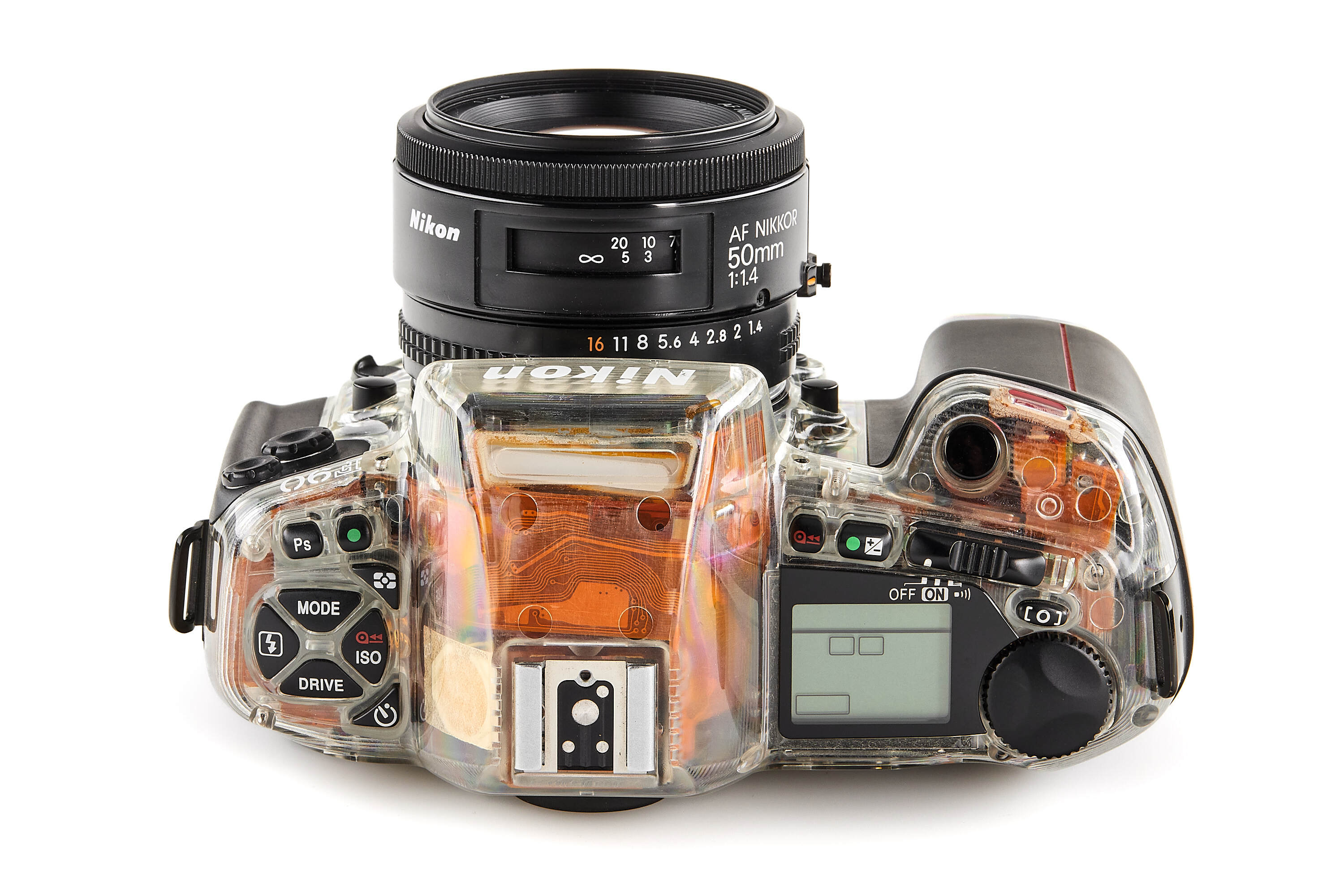 Nikon F90 transparent display model