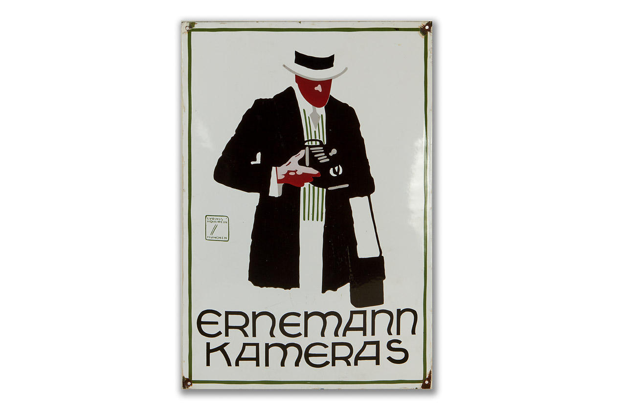 Ernemann Kameras Enamel Sign