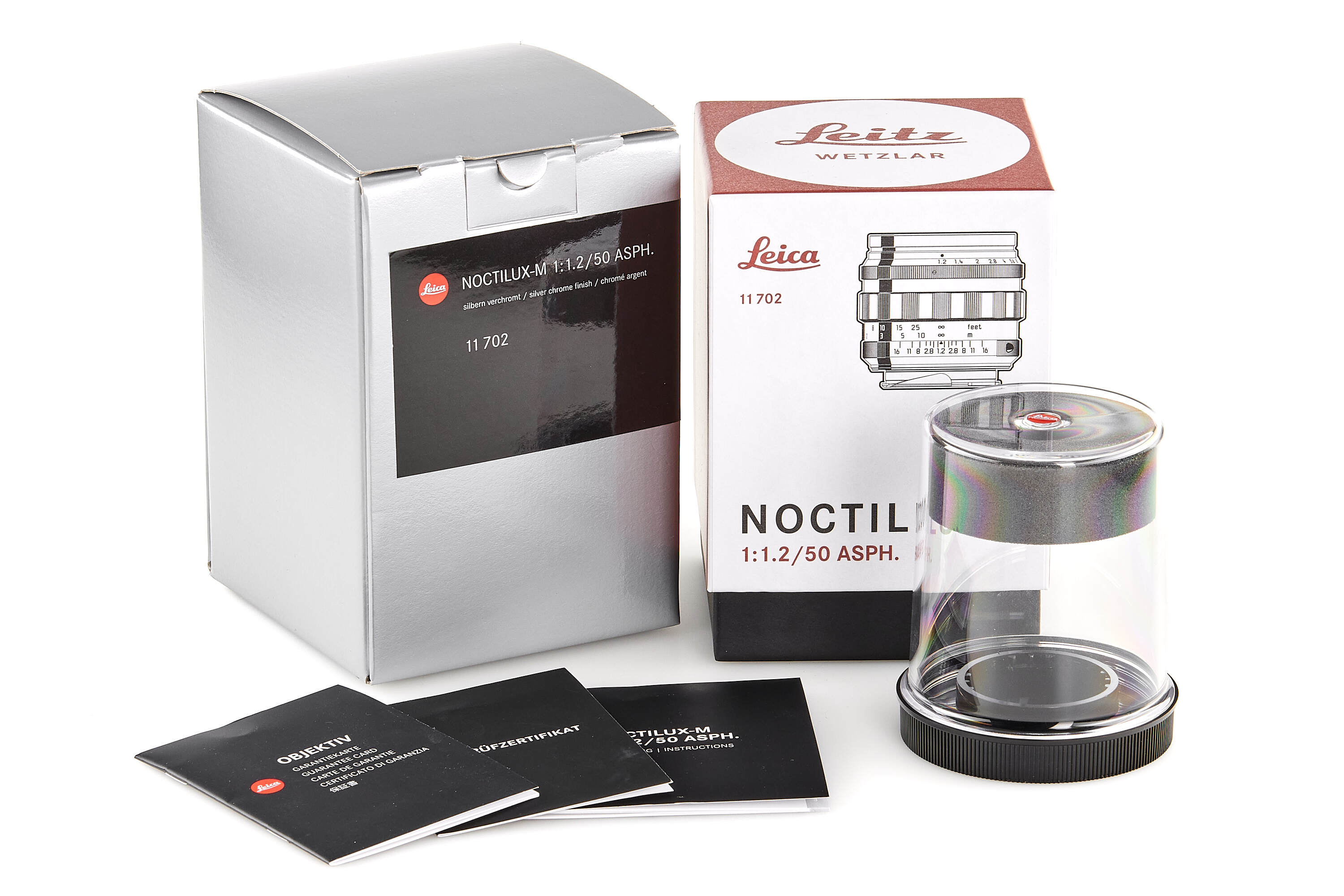 Noctilux 1.2/50mm ASPH. 11702 Edition silver chrome *