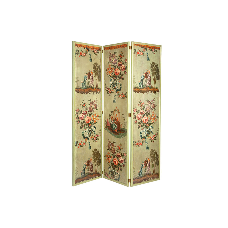 Triple Folding Paravent with Peep Box Triple Folding Paravent with Peep Box