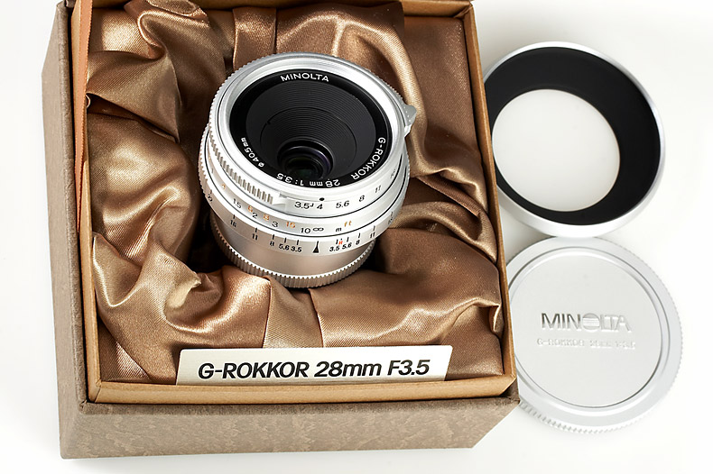 Minolta G Rokkor 28mm f/3.5 L Lens 未使用 Minolta G-Rokkor 3.5/28mm | AI_11_16267