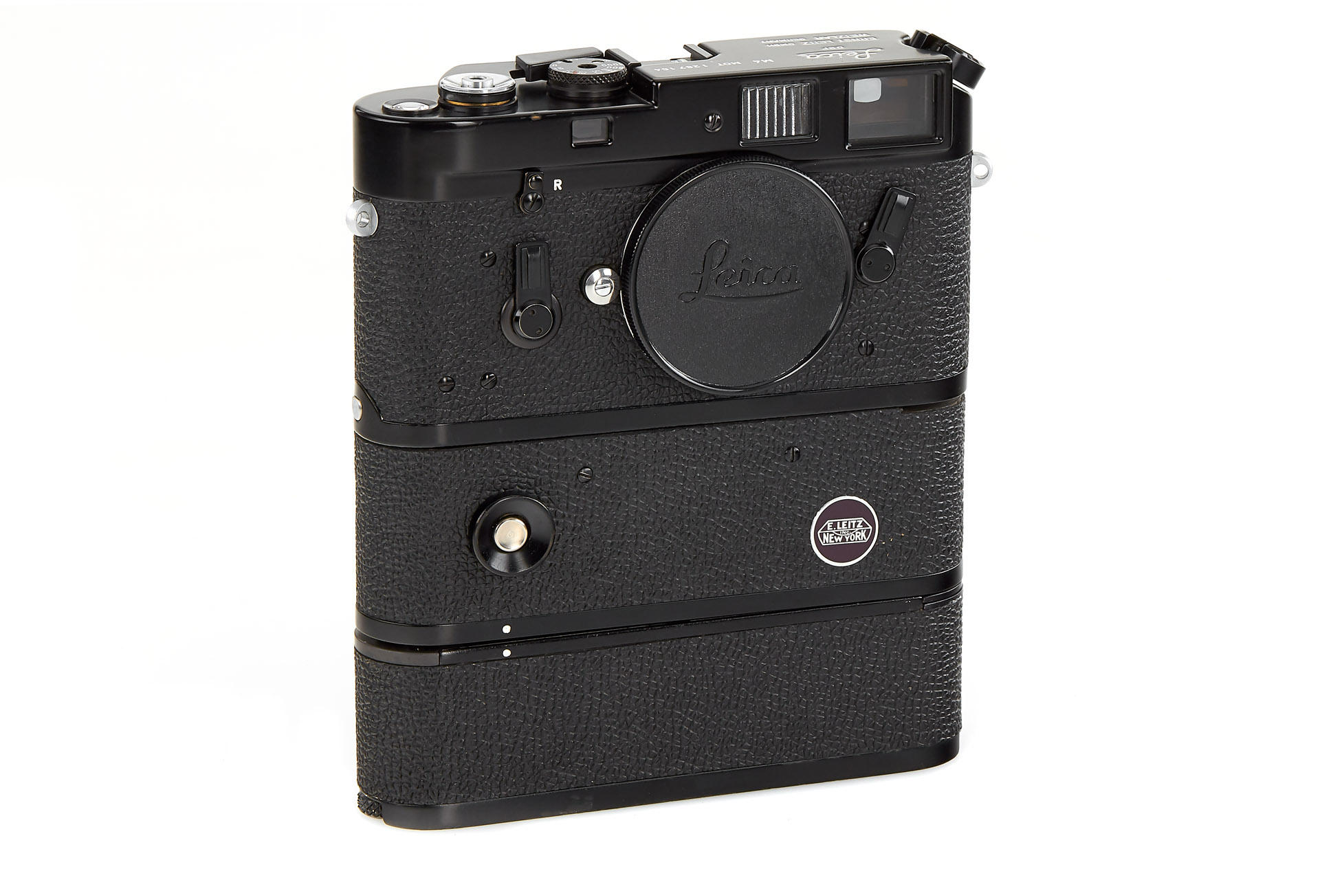 Leica M4 MOT black paint + NY Motor Drive *