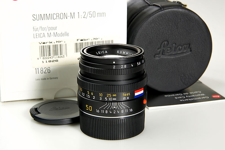 Summicron-M  2/50mm black 11826  'Dutch Flag'