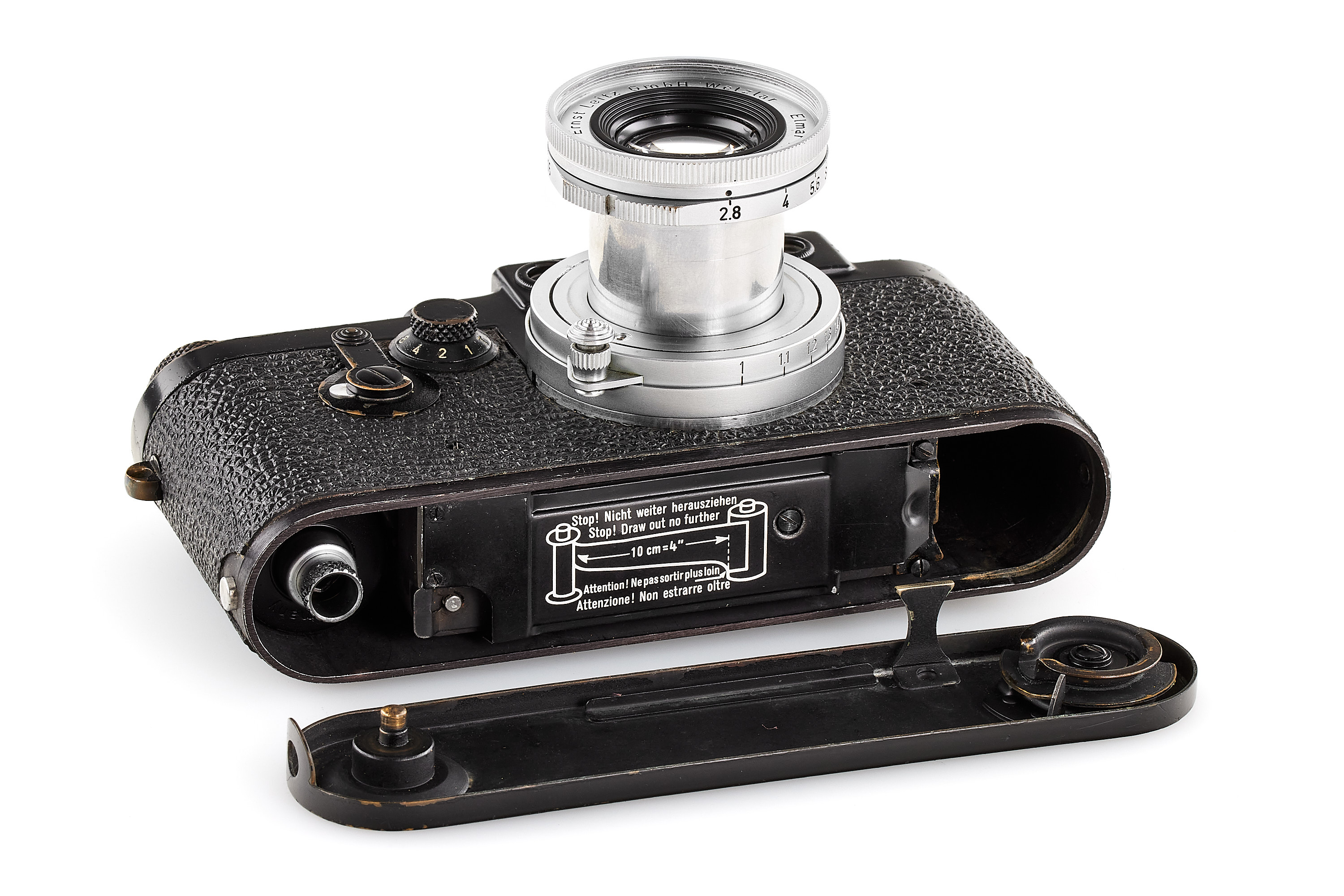 Leica IIIg Black Paint Swedish Army