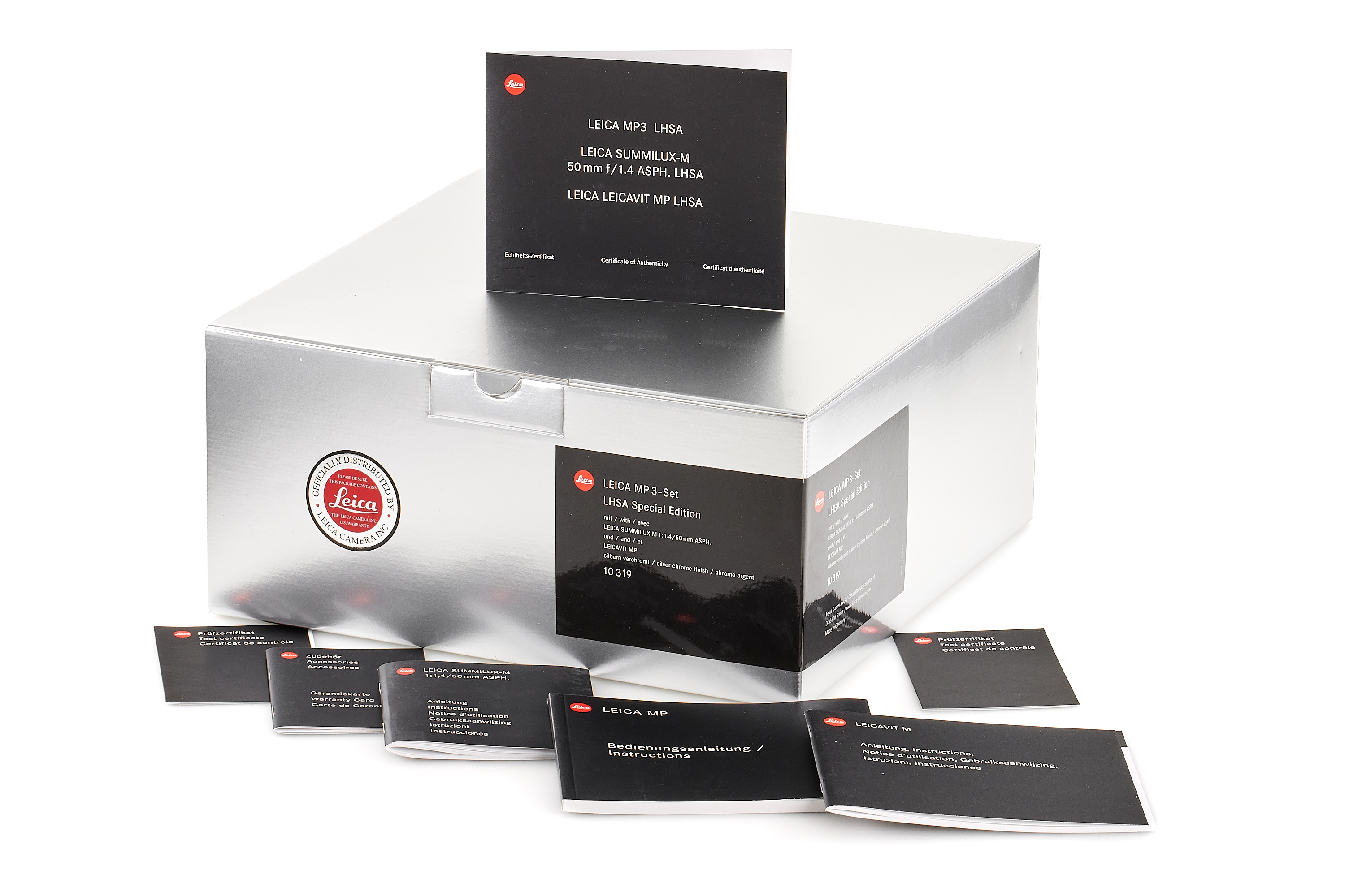 Leica MP3 LHSA chrome set *