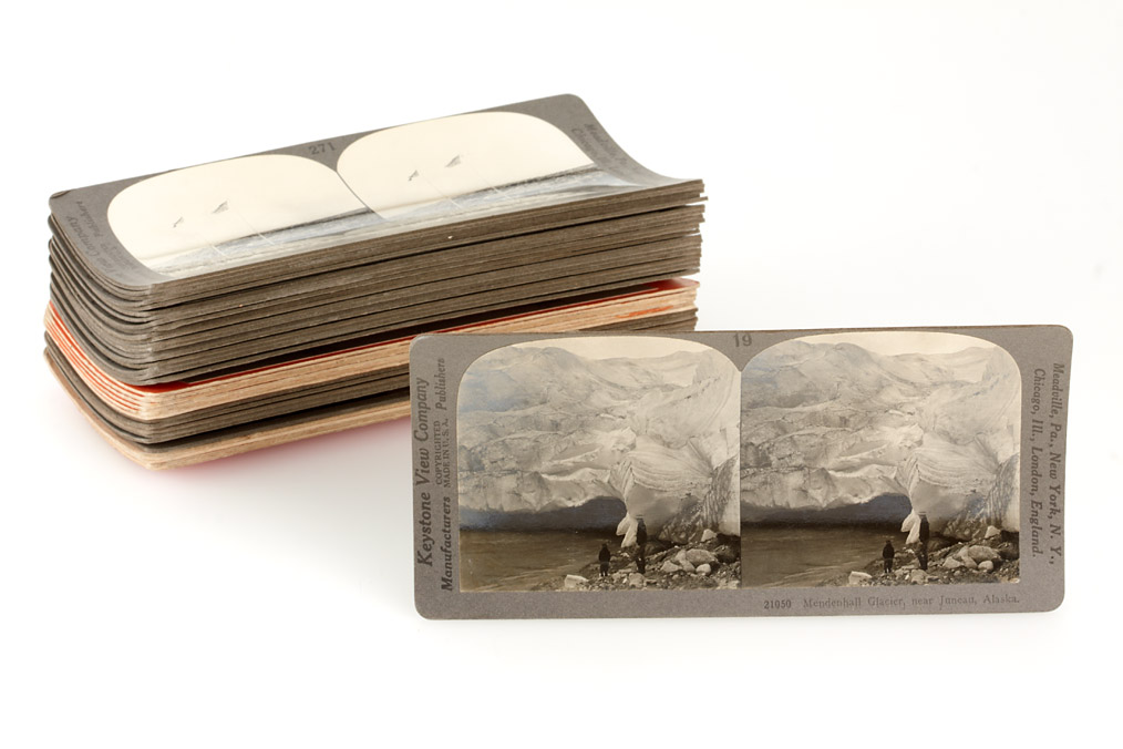 36 Stereokarten 'Alaska und Hawaii' (Lot)