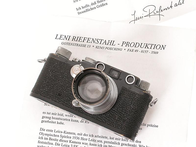 IIIc K/ IIIf  grey  "Leni Riefenstahl"