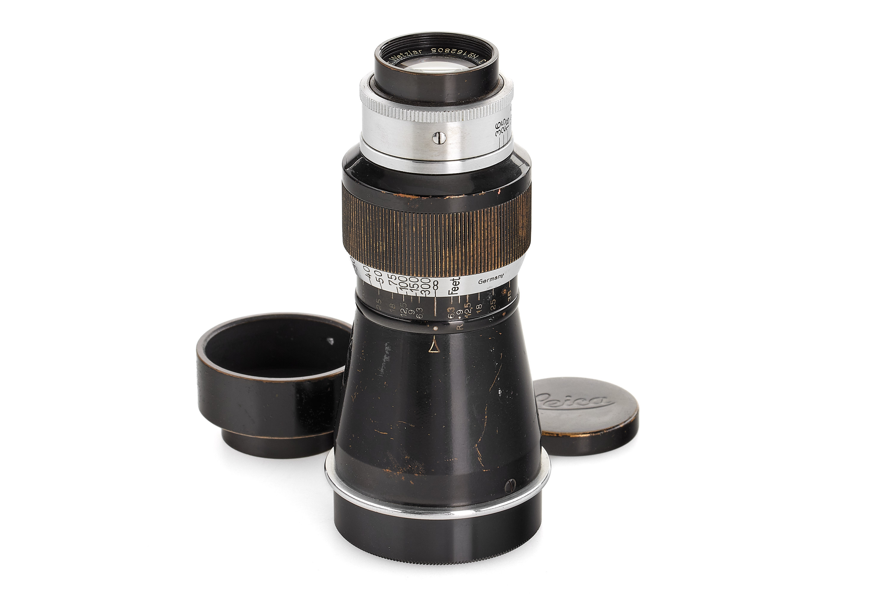 Elmar 6.3/10.5cm black/chrome *
