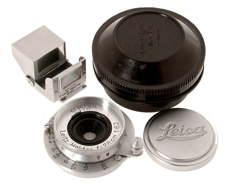 HEKTOR 6,3/2,8 cm chrom Set HEKTOR 6,3/2,8 cm chrom Set