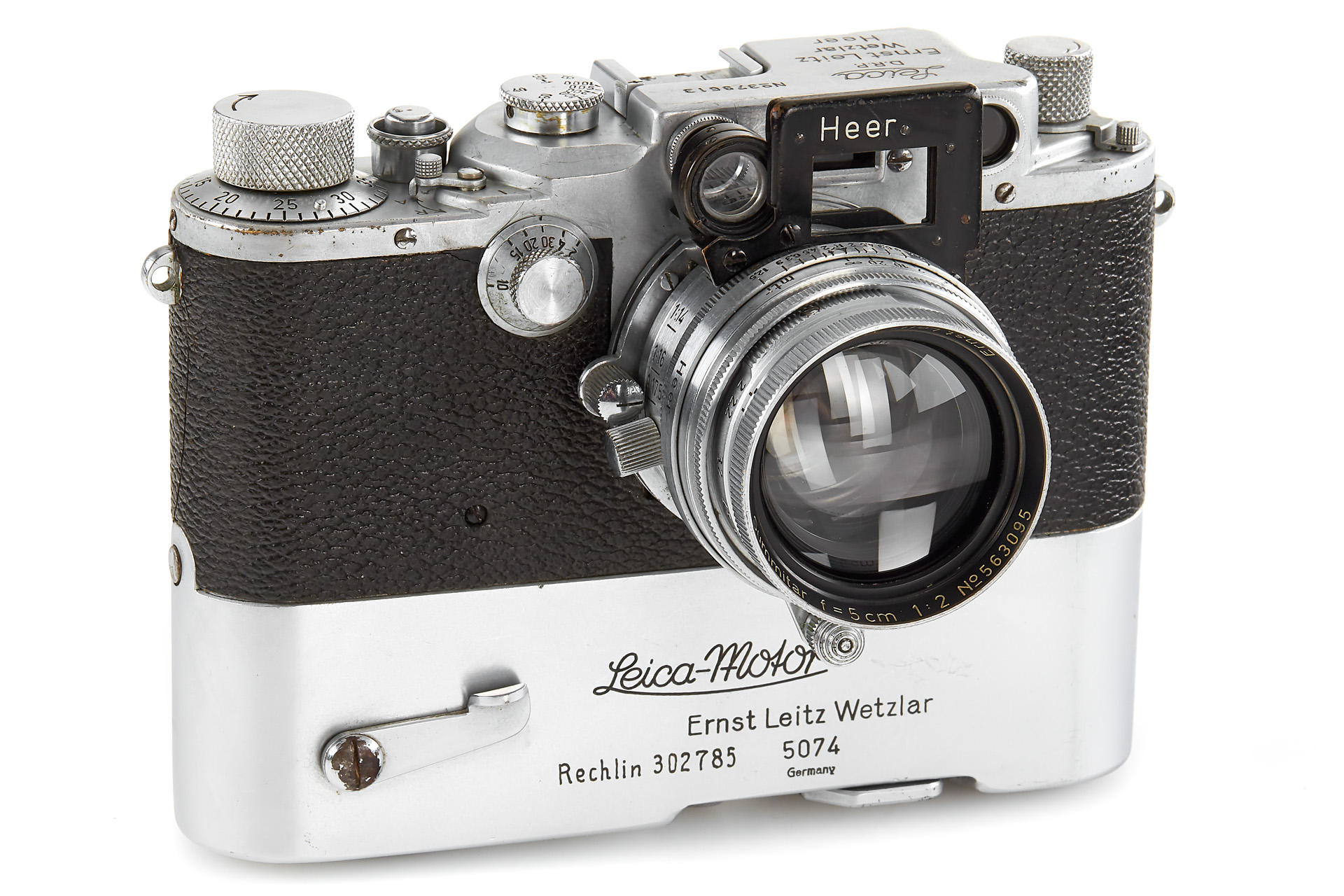 Leica IIIc chrome 'Heer' + MOOLY-C *