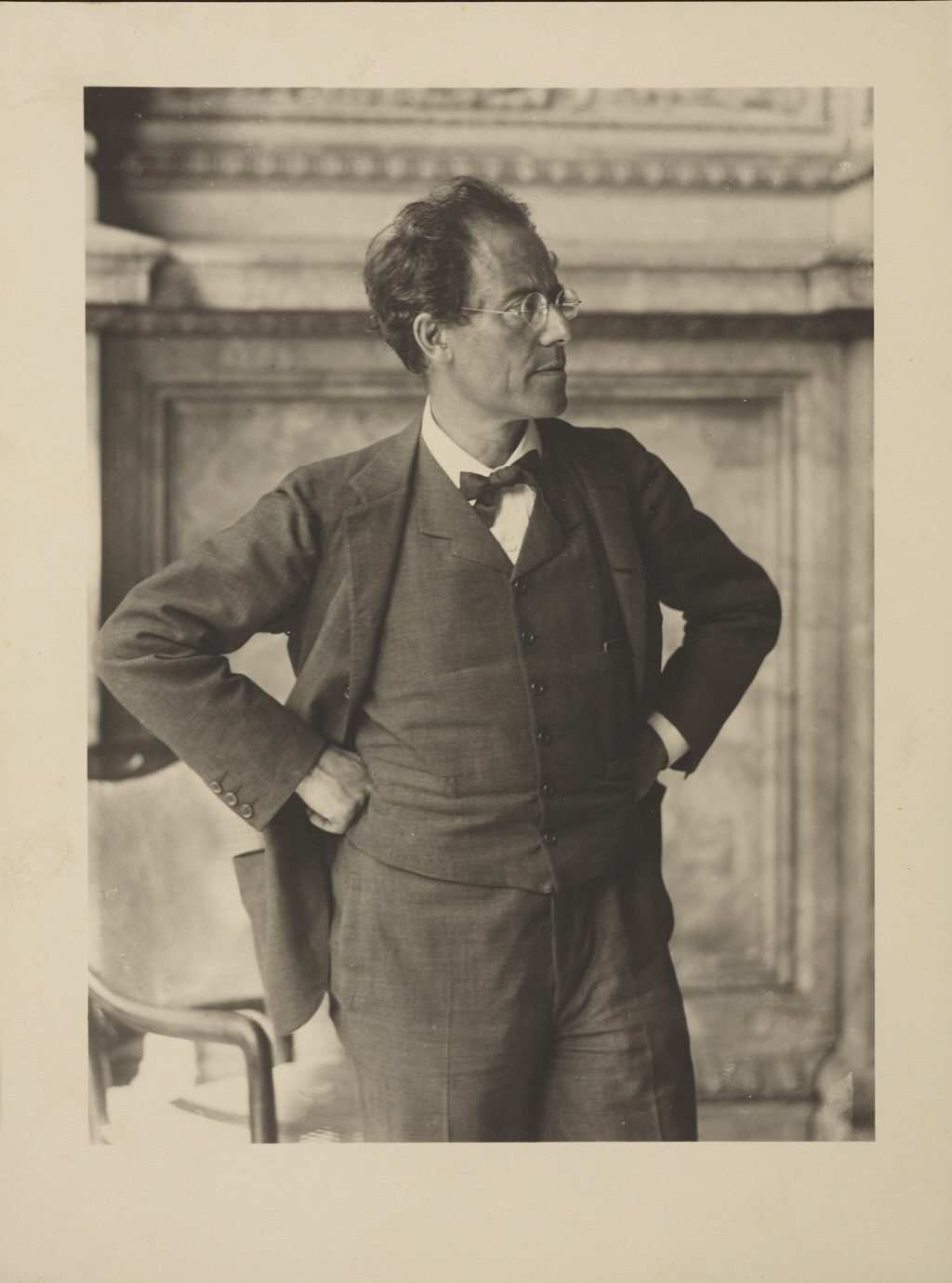 MORIZ NÄHR (1859–1945) Gustav Mahler, Hofoper, Vienna 1907