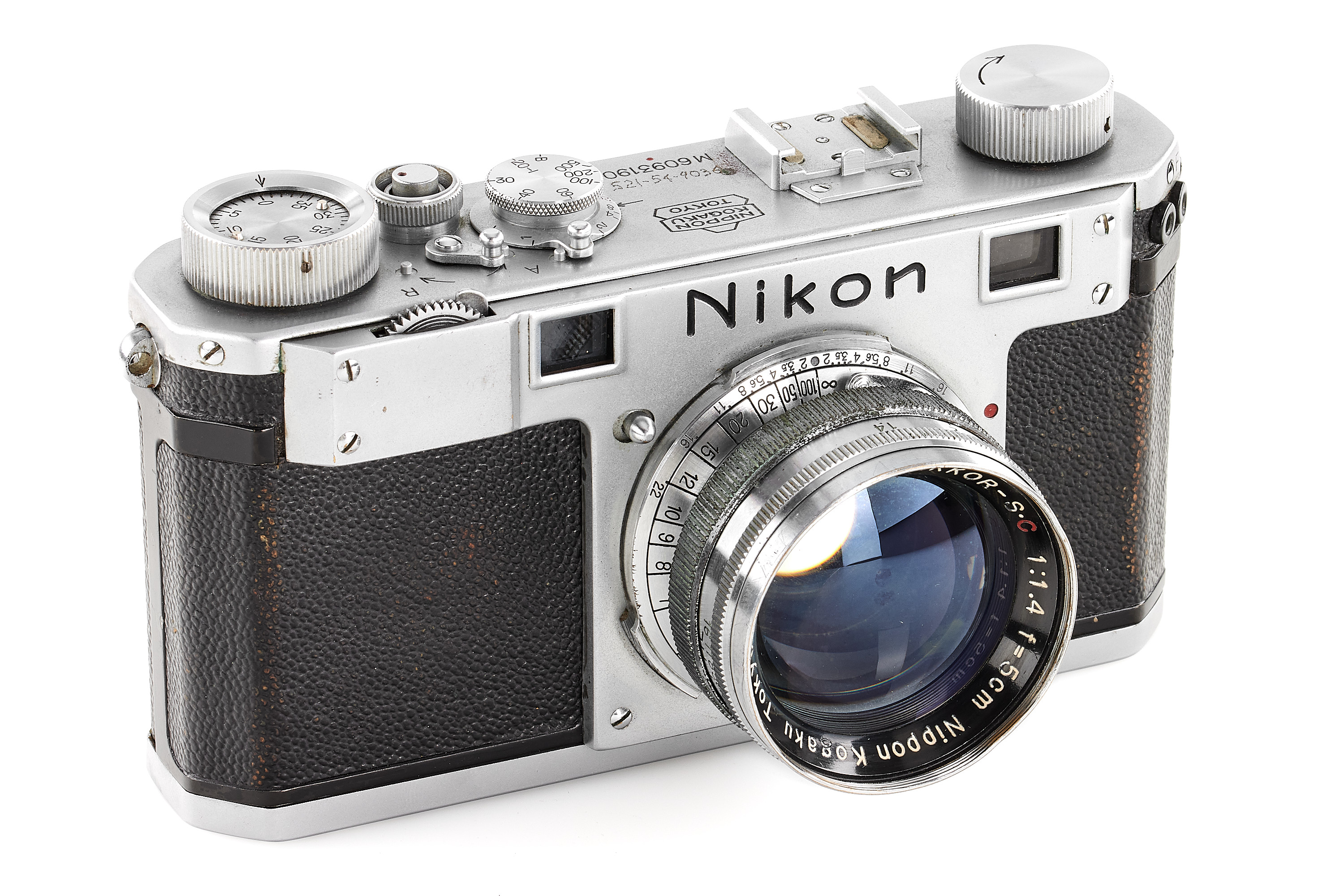 Nikon MS + Nikkor-S.C 1.4/5cm '5005' Nikon MS + Nikkor-S.C 1.4/5cm '5005'