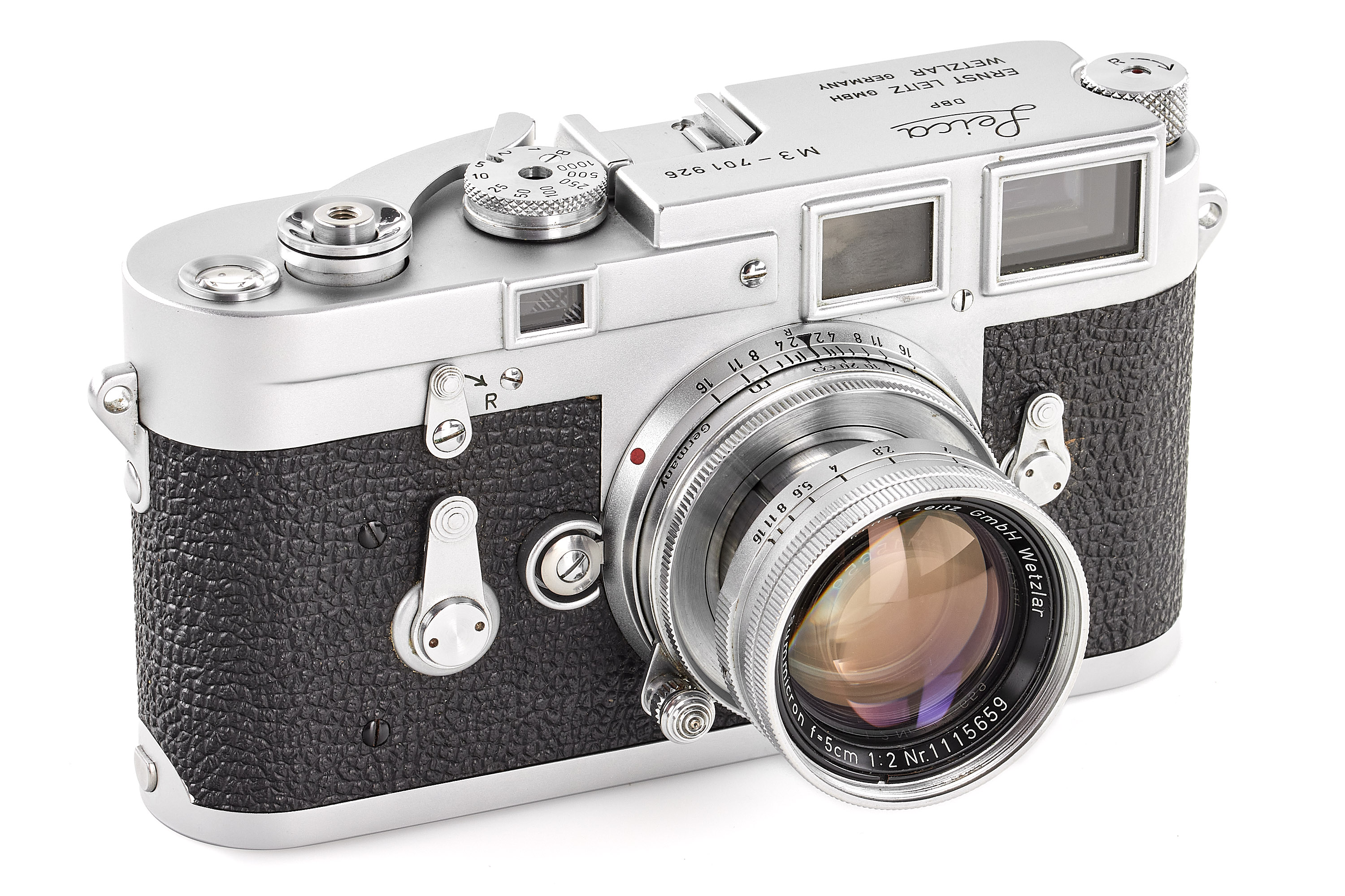 驚きの値段での商品をすべて Dual chrome M3 Leica Stroke A01481 | 2/5cm Summicron with フィルムカメラ