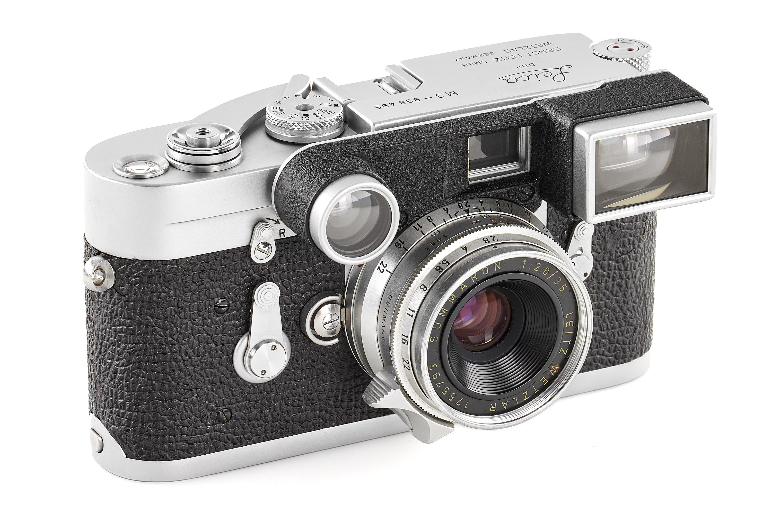 Leica M3 chrome with Summaron 2.8/35mm Leica M3 chrome with Summaron 2.8/35mm