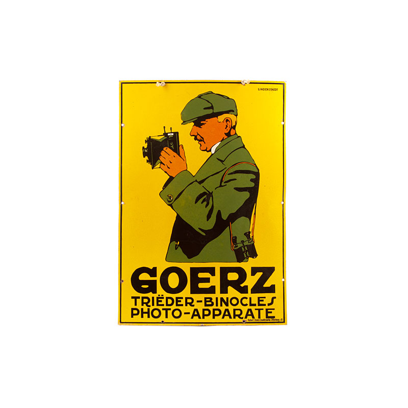 Goerz Enamel Sign
