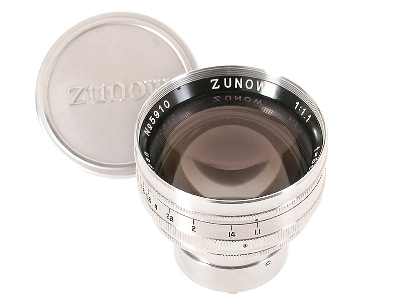 Zunow Opt. f.Contax  ZUNOW 1.1/5cm