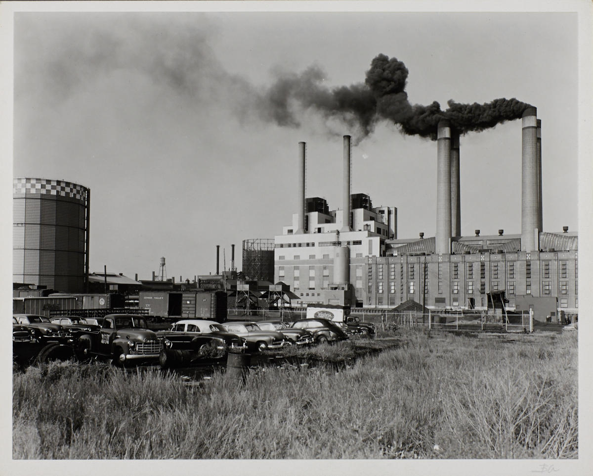 BERENICE ABBOTT (1898–1991) Industrieaufnahme, New Haven, Connecticut 1940s