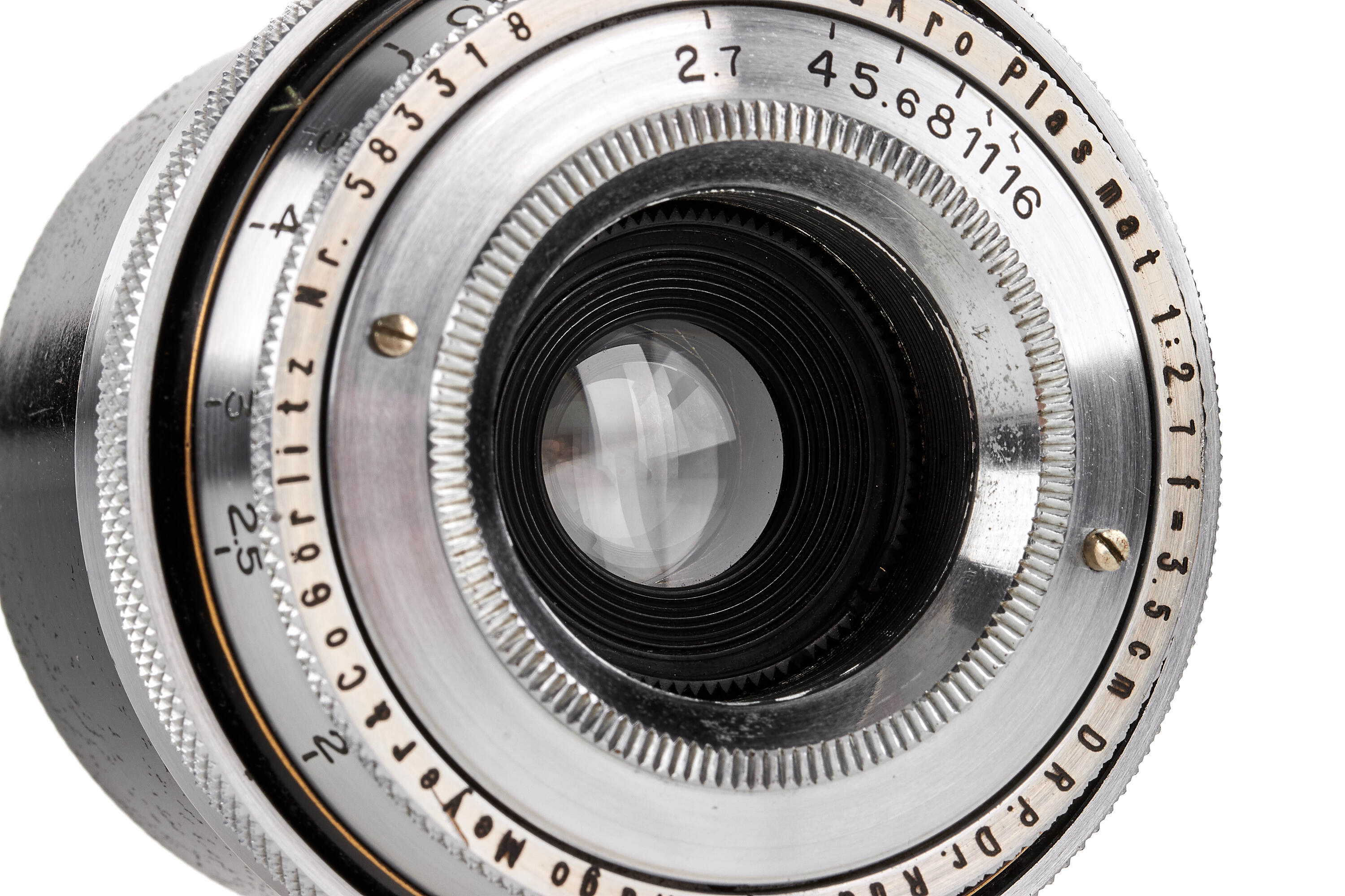 Hugo Meyer f. Contax Makro Plasmat 2.7/3.5cm *
