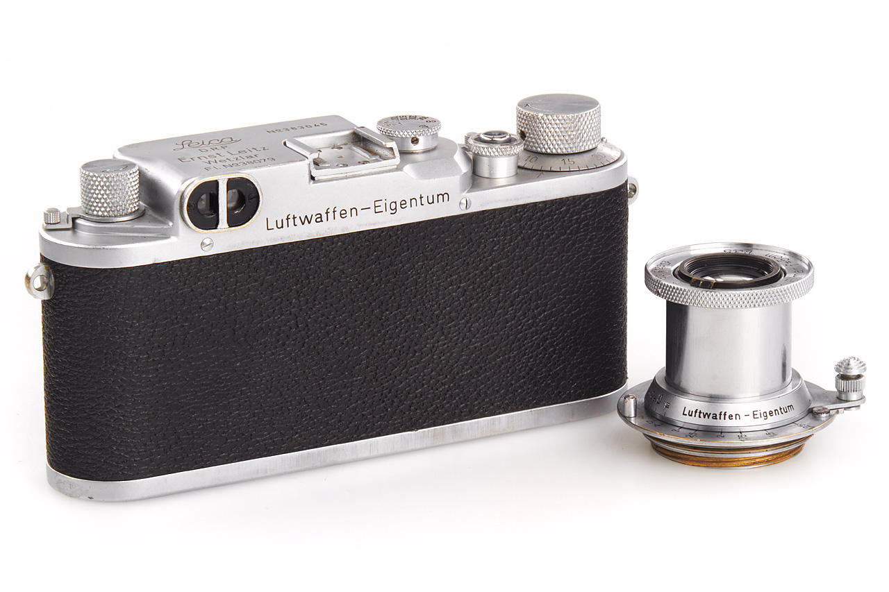 Leica IIIc chrome 'Luftwaffen-Eigentum'
