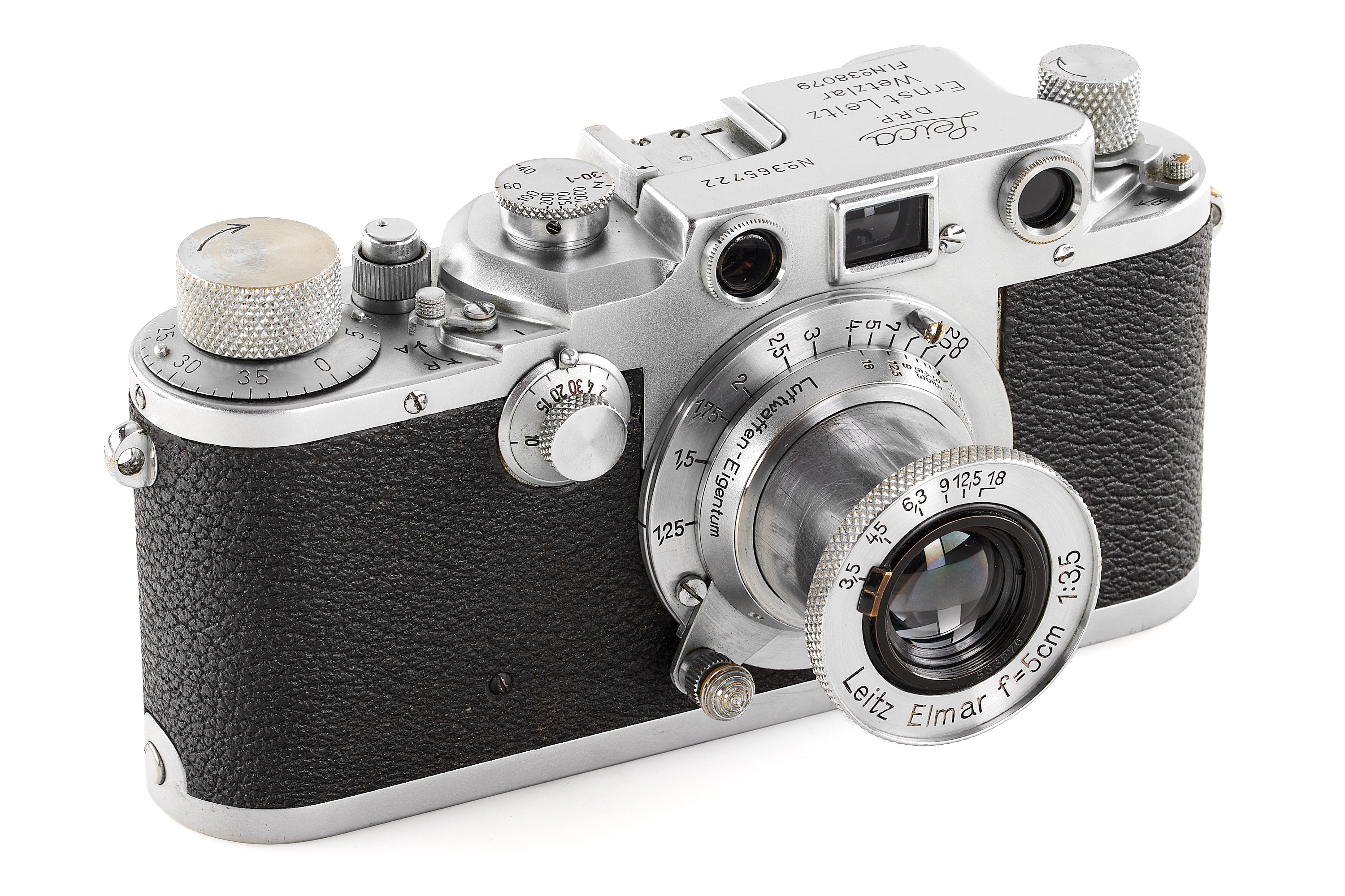 Leica IIIc chrome 'Luftwaffen-Eigentum'