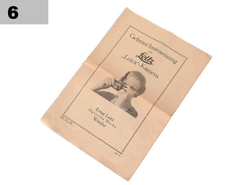 Manual Leitz “Leica”-Kamera Manual Leitz “Leica”-Kamera